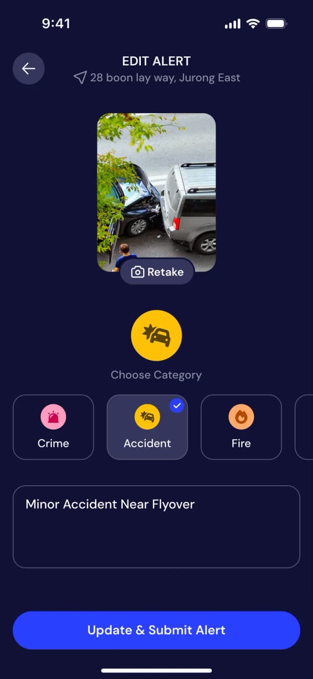 City Radar Camera Alert Detection