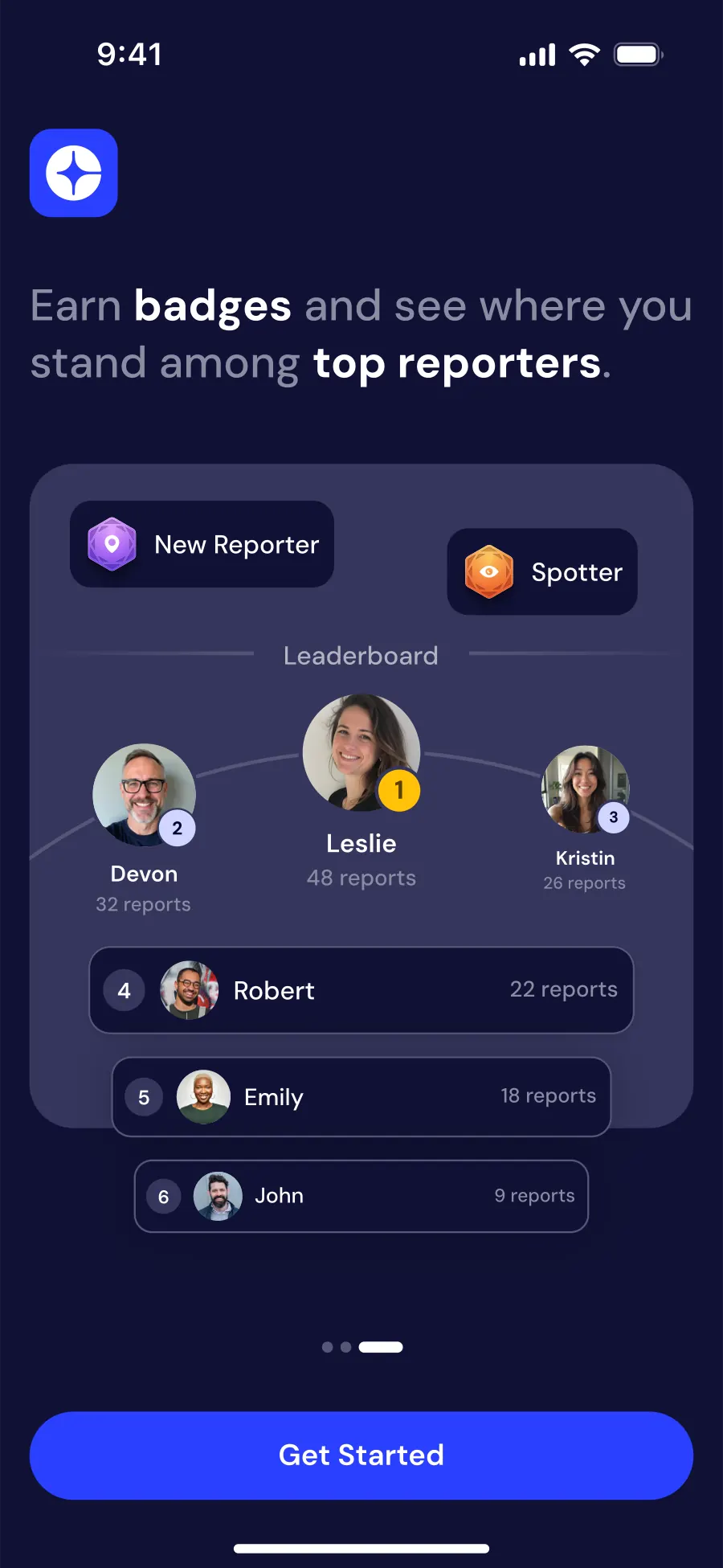 City Radar Welcome Screen